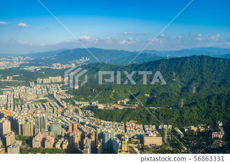 Beautiful architecture building taipei city 56863331