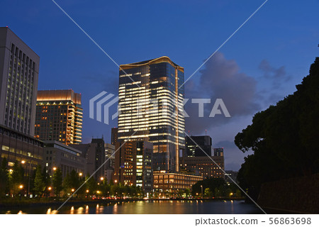 Night view of Tokyo Marunouchi 56863698