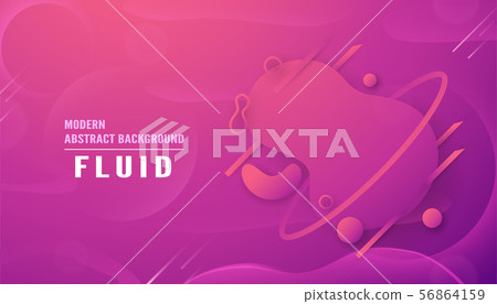 Modern abstract background in liquid and fluid 56864159