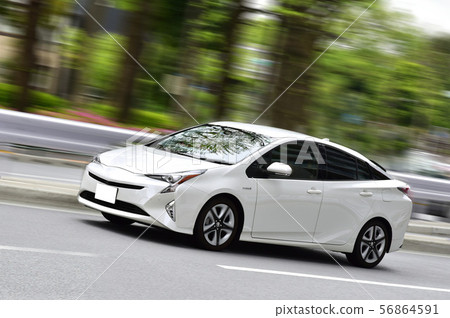 Car running Hybrid car Car running Hybrid car 56864591