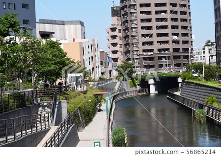 在東京天空樹前面的河 在東京天空樹前面的河 56865214