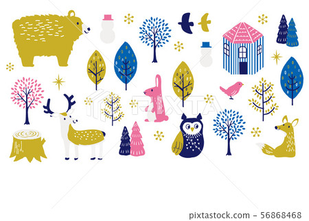 Visiting the cold winter animals Visiting the cold winter animals 56868468