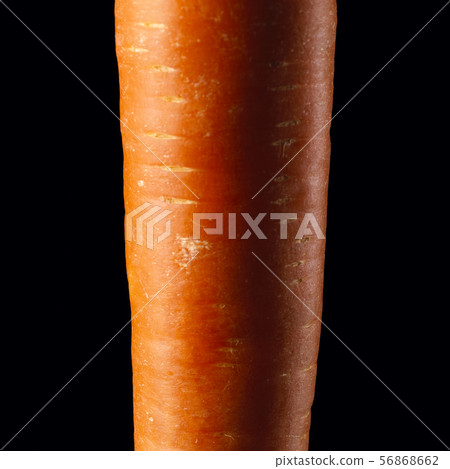 Carrot on black background 56868662
