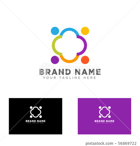 community group logo design template vector community group logo design template vector 56869722