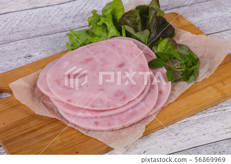 Sliced tasty Ham appetizer 56869969