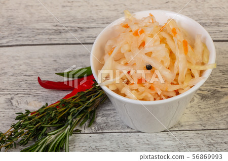 Pickled cabbage - sauerkraut 56869993