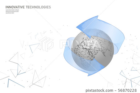 Planet Earth ecological problems solution concept. Nature protection save environment careful global 56870228