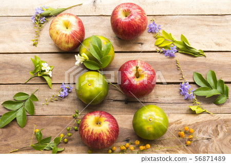 super fruit apple ,orange healthy food for diet 56871489