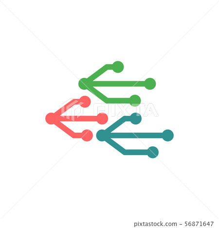 usb logo icon vector illustration element isolated 56871647