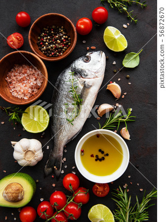 Fresh fish dorado 56872670