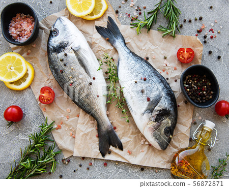 Fresh fish dorado Fresh fish dorado 56872871
