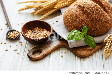 Assortment of baked bread 56873417