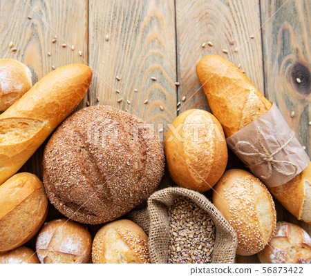 Assortment of baked bread Assortment of baked bread 56873422