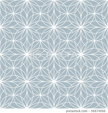 Flower geometric pattern. Seamless vector - Stock Illustration ...