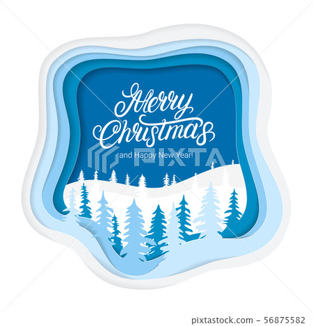 2020 Merry Christmas holiday greeting card 56875582