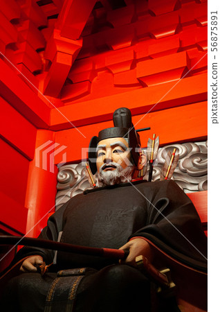 Kanda Myojin Shrine god guard statue in Tokyo Kanda Myojin Shrine god guard statue in Tokyo 56875891