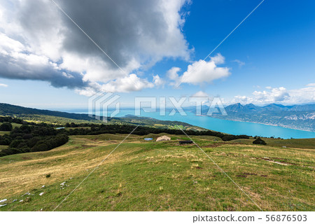 Lake Garda and Alps - Monte Baldo Italy Lake Garda and Alps - Monte Baldo Italy 56876503