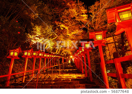 Kyoto Kibune Maple Lantern Light Up 56877648