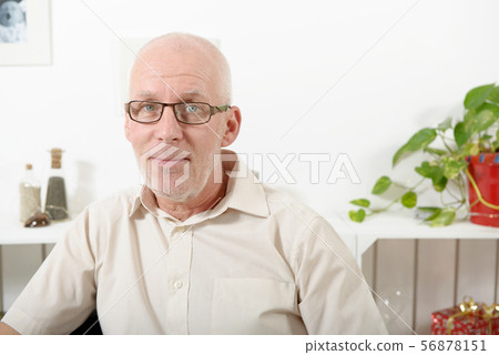 Portrait of handsome mature man Portrait of handsome mature man 56878151