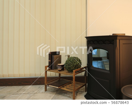 Stylish pellet stove image Stylish pellet stove image 56878643