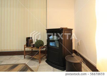 Stylish pellet stove image Stylish pellet stove image 56878659