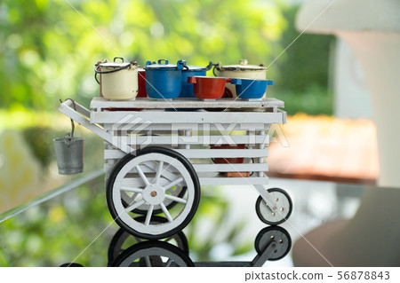 Miniature Antique Street Thai Food in Set and wood Miniature Antique Street Thai Food in Set and wood 56878843