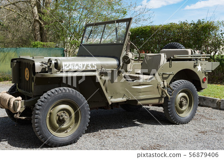 old four wheels drive military vehicle old four wheels drive military vehicle 56879406