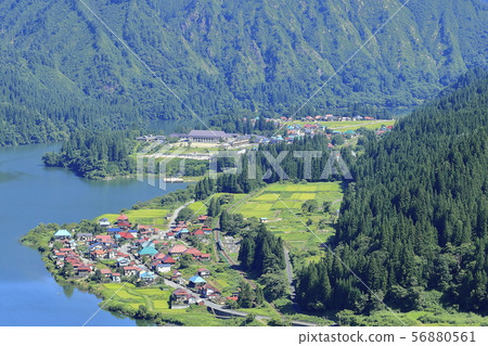 Tadami line and Daishi village 56880561