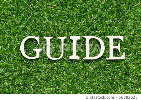 Wood alphabet letter in word guide 56882625