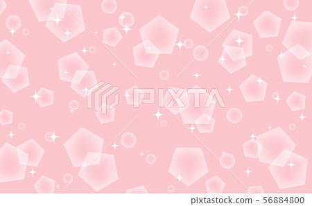 Cartoon background sparkling maiden bubble pentagon pink 56884800