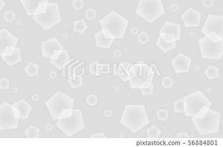 Cartoon background girlish bubble pentagon gray 56884801
