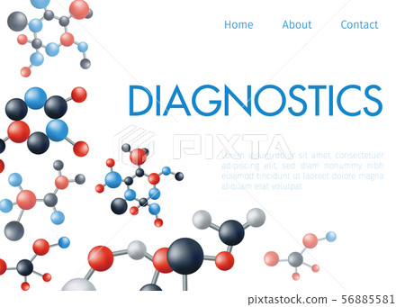 DNA molecule isolated on white background for... - Stock Illustration ...
