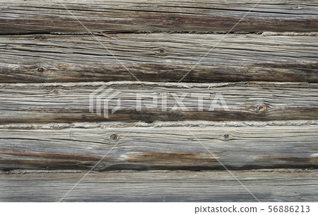 Texture of old wooden logs Texture of old wooden logs 56886213