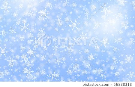 Falling snow background. Vector illustration 56888318