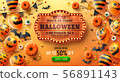 Happy Halloween trick or treat poster 56891143