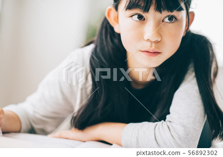 Girls cram school study 56892302