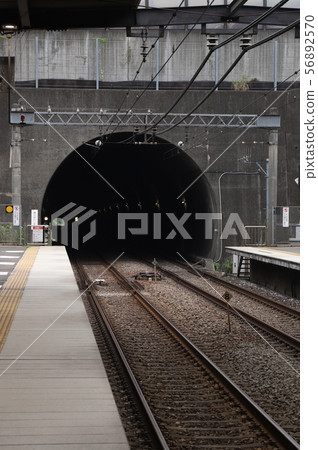 Keio Line, Tamasakai Station. Keio Line, Tamasakai Station. 56892570