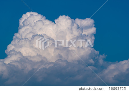Summer sky developing cumulonimbus d Summer sky developing cumulonimbus d 56893725