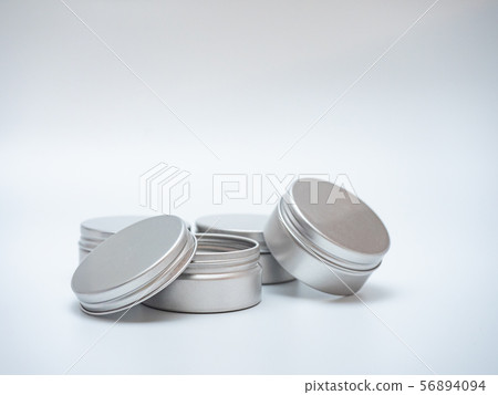 white tin can on white background 56894094