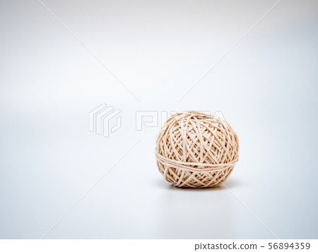 wool ball on light grey background wool ball on light grey background 56894359