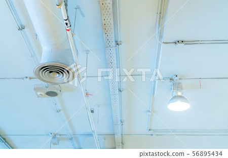 Air duct, automatic fire sprinkler safety system. 56895434