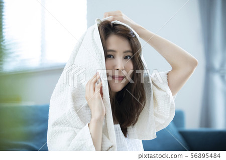 Ladies Beauty Hair Care Hair Towel After Bath 56895484