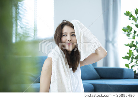 Ladies Beauty Hair Care Hair Towel After Bath 56895486