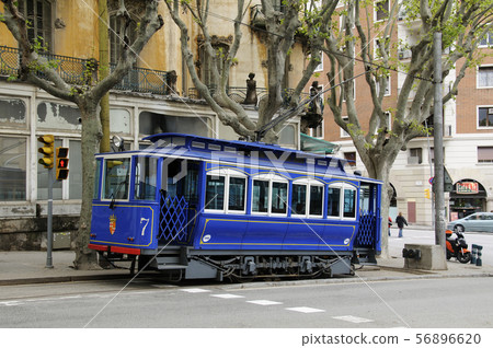 Tram in Barcelona Tram in Barcelona 56896620