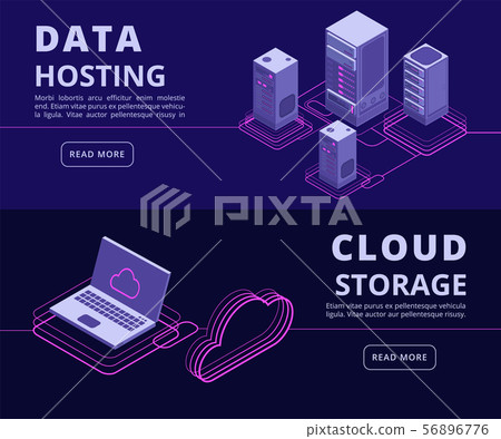 Personal data protection, hosting solutions, computer synchronization, data networking vector Personal data protection, hosting solutions, computer synchronization, data networking vector 56896776
