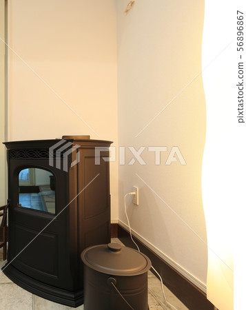 Stylish pellet stove image Stylish pellet stove image 56896867