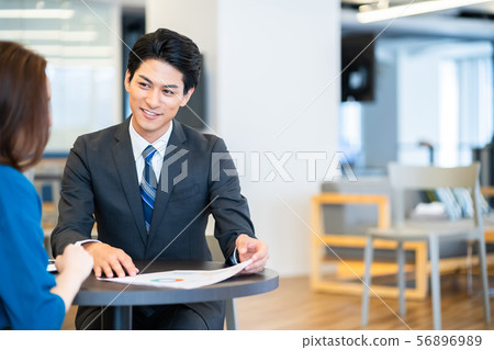 Business image Male employee Female employee Recruitment Sales Business image Male employee Female employee Recruitment Sales 56896989