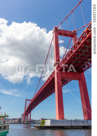 Wakado Bridge, Kitakyushu City, Fukuoka Prefecture (Tobata-ku-Wakamatsu section) 56897269