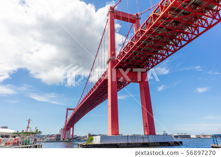 福岡縣北九州市Wakado Bridge（Tobata-ku-Wakamatsu部分） 56897270