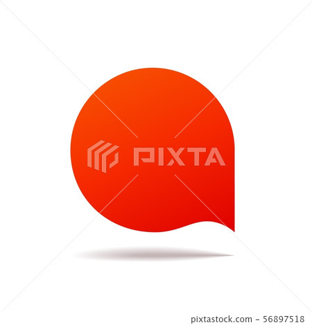Red Vector Banner speech bubble - Stock Illustration [56897518] - PIXTA